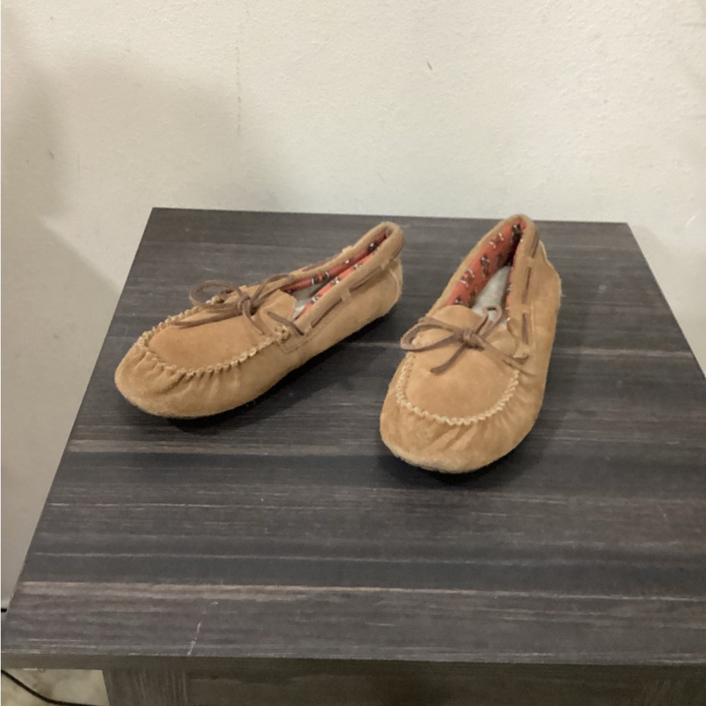 UGG Ryder Jungle Slipper | Sheepskin Shearling Lining | Chestnut | Kids Size 4